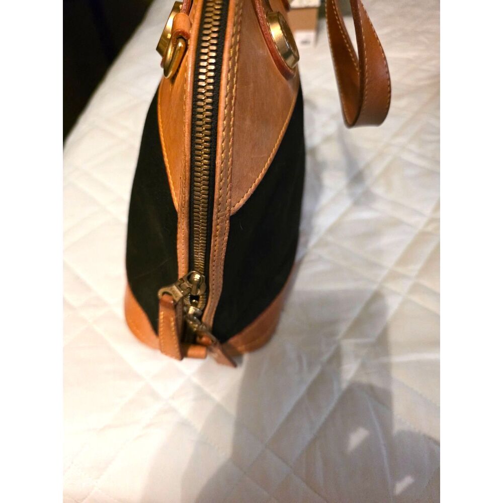 Vintage Dooney & Bourke Cabriolet Domed Zip-Zip Satchel - Picture 4 of 12